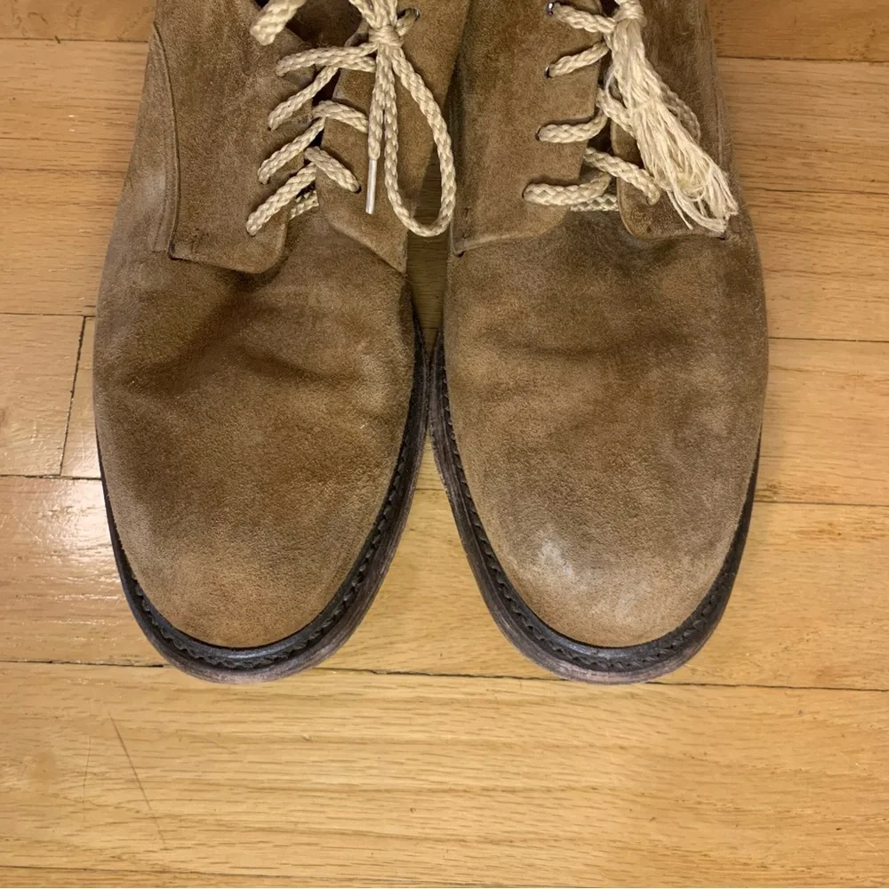 Vince Davies Leather Derby Shoes in Brown - Size 8 - Picture 4 of 10